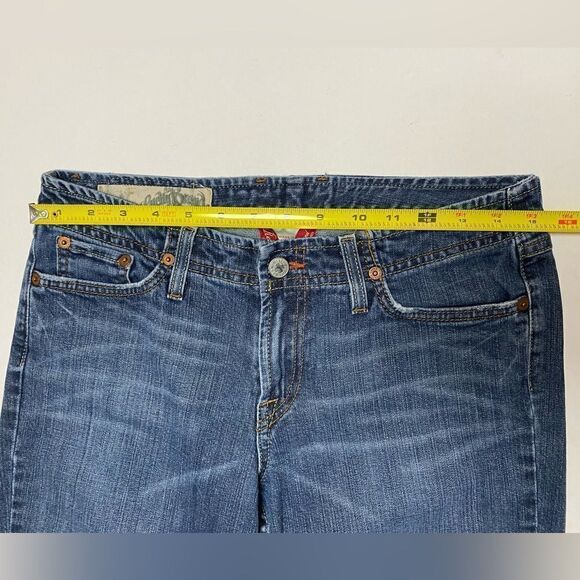 Lucky Brand Women’s Blue Flared Vintage Y2K Wonder Jean Sz 6/28 - Picture 4 of 15